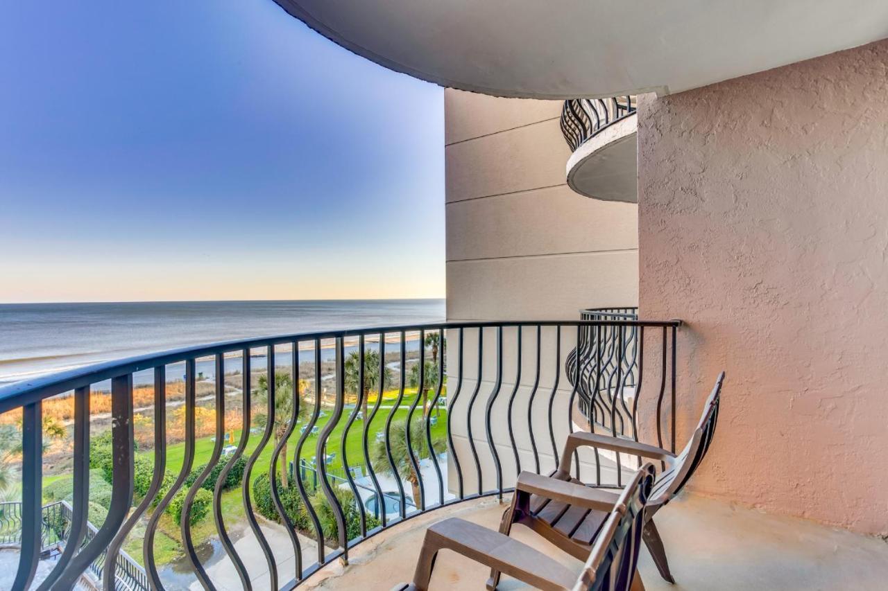 Ocean-Front Condo On The Beach With Private Balcony 默特尔比奇 外观 照片
